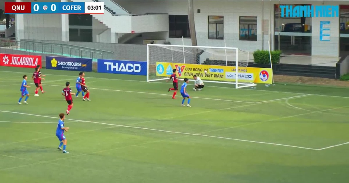 Highlight Trường ĐH Quy Nhơn (QNU) 1-1 Trường CĐ Kinh tế đối ngoại (COFER): Luân lưu nghẹt thở giành vé VCK
