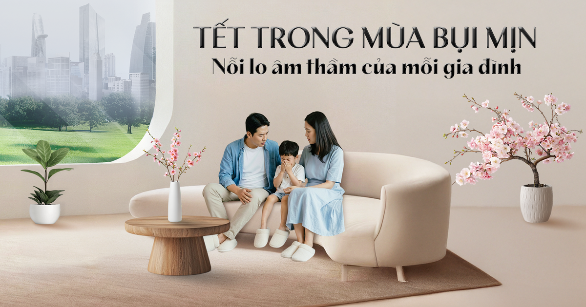 Cận tết, máy lọc khí Sharp 2 hệ thống lọc 'lên ngôi' giữa mùa bụi mịn