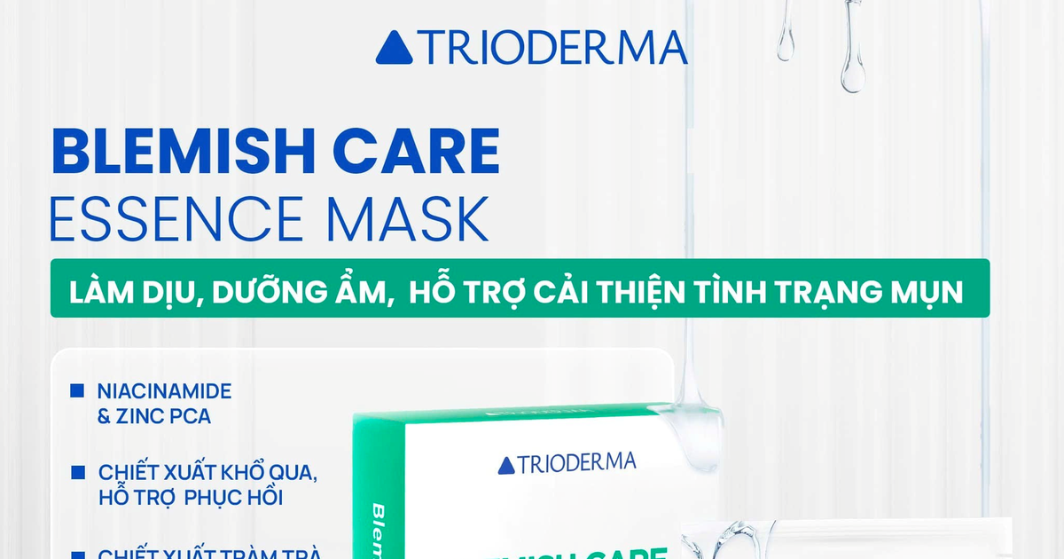 Trioderma ra mắt dòng mask mới dành riêng cho da dầu mụn cùng công thức đột phá