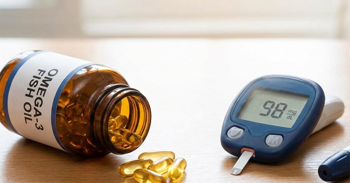Mỗi ngày 1 viên dầu cá omega-3: Điều gì xảy ra cho lượng đường trong máu?