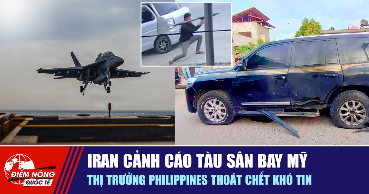 Tiêu điểm quốc tế 27.1: Iran cảnh cáo tàu sân bay Mỹ | Thị trưởng Philippines thoát chết khó tin