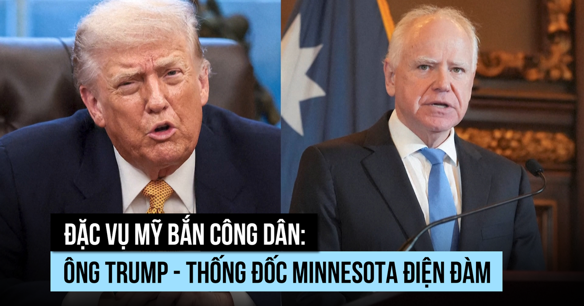Điện đàm với thống đốc Minnesota, ông Trump có xuống thang?