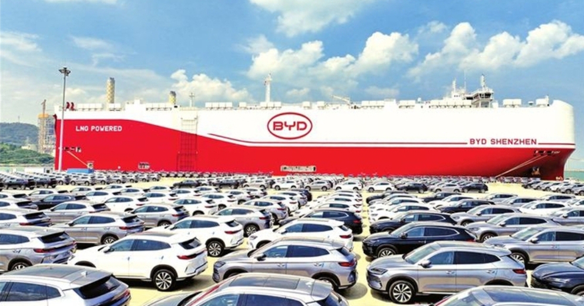 10 quốc gia nhập khẩu ô tô Trung Quốc nhiều nhất thế giới năm 2025