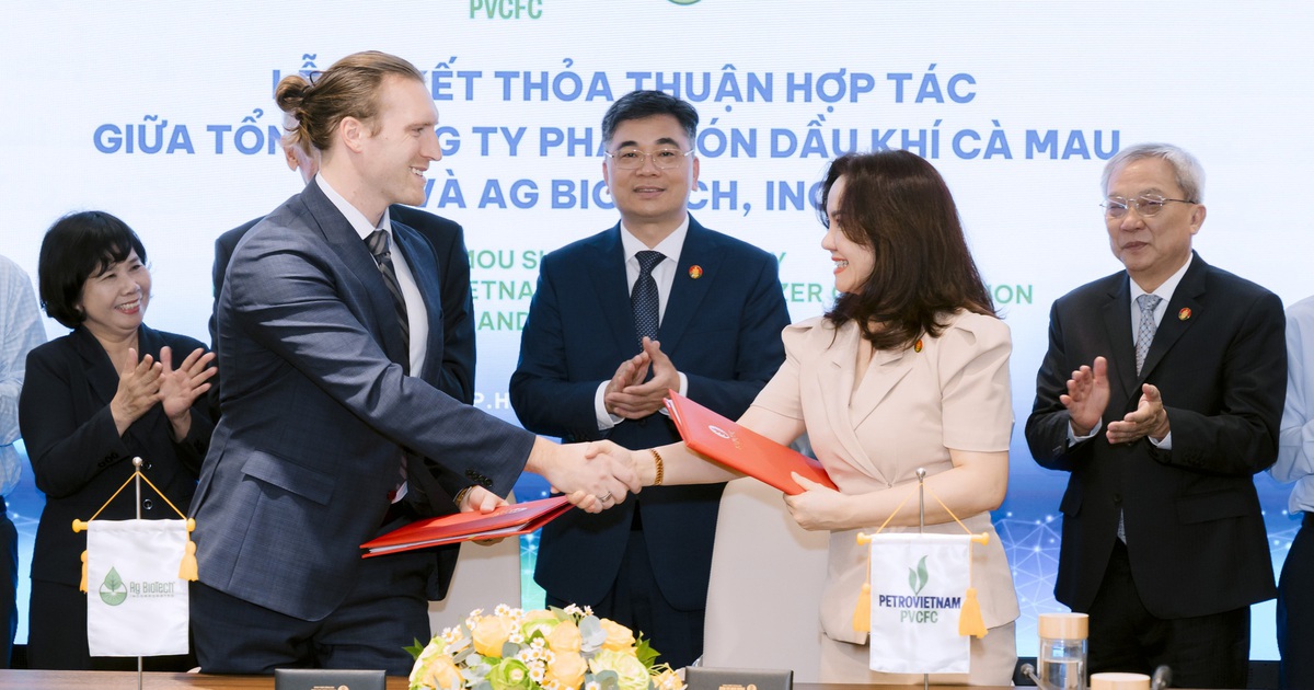 Phân bón Cà Mau hợp tác chiến lược với tập đoàn công nghệ sinh học của Mỹ