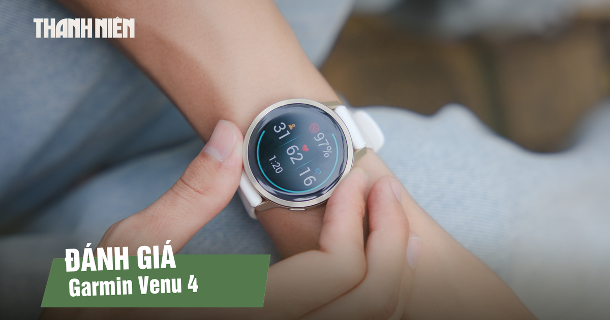 Garmin Venu 4: Thiết kế gọn nhẹ, màn hình 2.000 nits, hơn 80 chế độ tập luyện