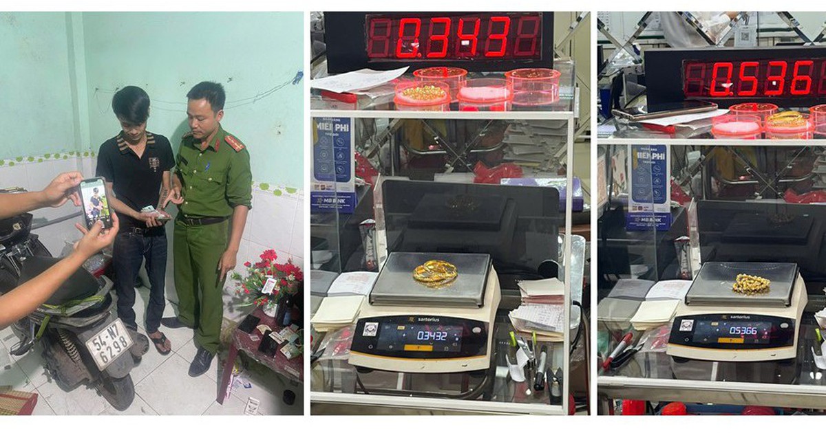 Bảo vệ công ty trộm hơn 1,5 lượng vàng của nữ công nhân