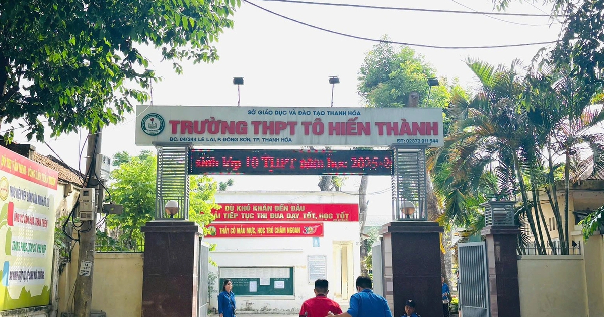 Vụ nghi vấn sửa điểm thi tại Trường THPT Tô Hiến Thành: Công an vào cuộc
