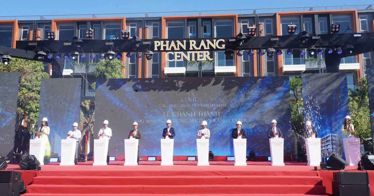 Khánh thành khu phố thương mại, tạo động lực mới cho Phan Rang