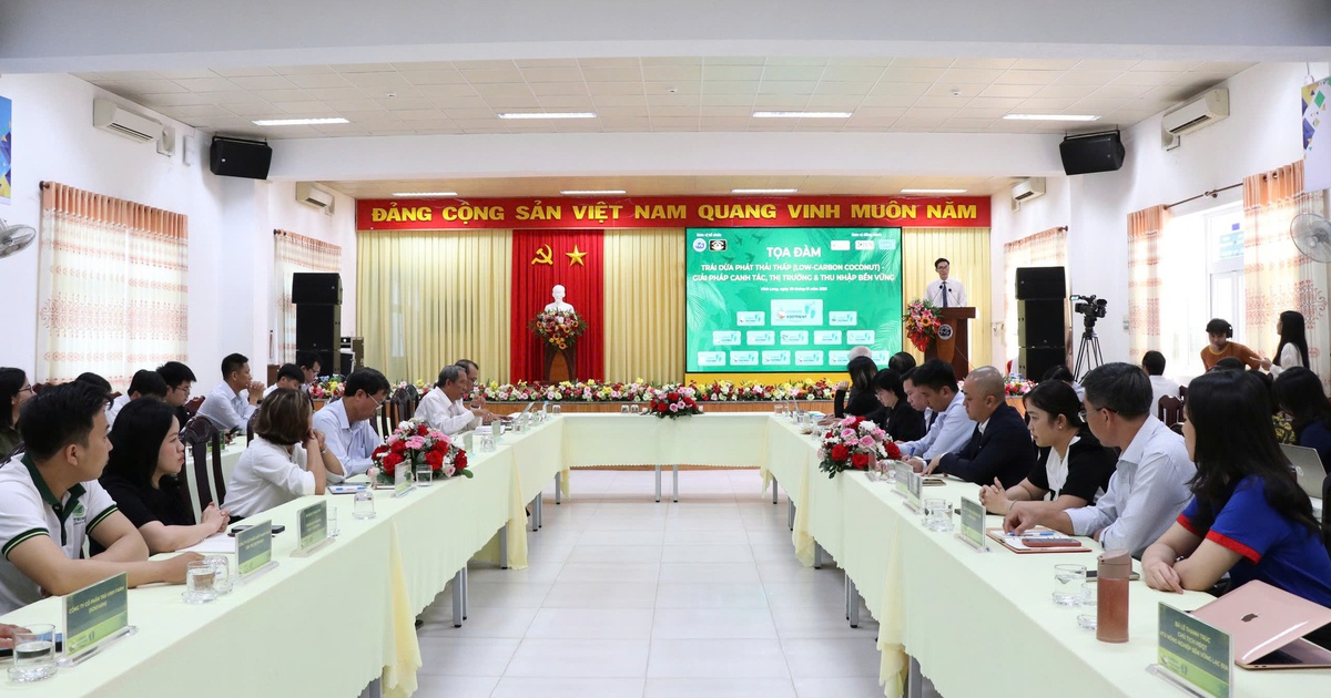 Dừa phát thải thấp mở lối vào thị trường giá trị cao