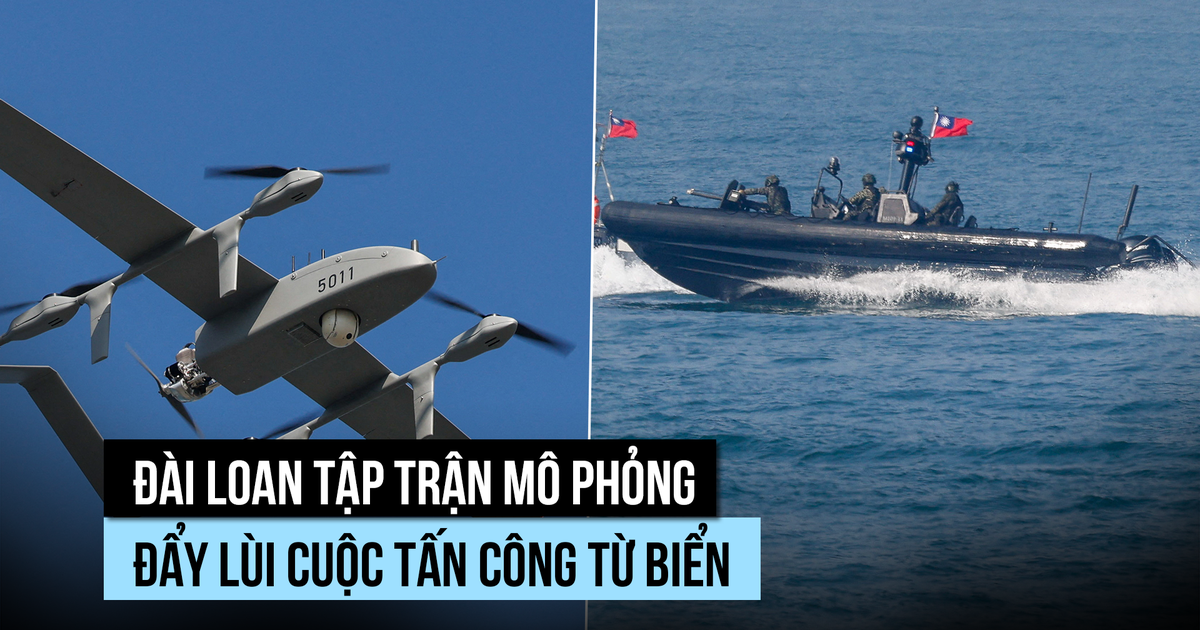 Đài Loan diễn tập mô phỏng chống tấn công từ biển