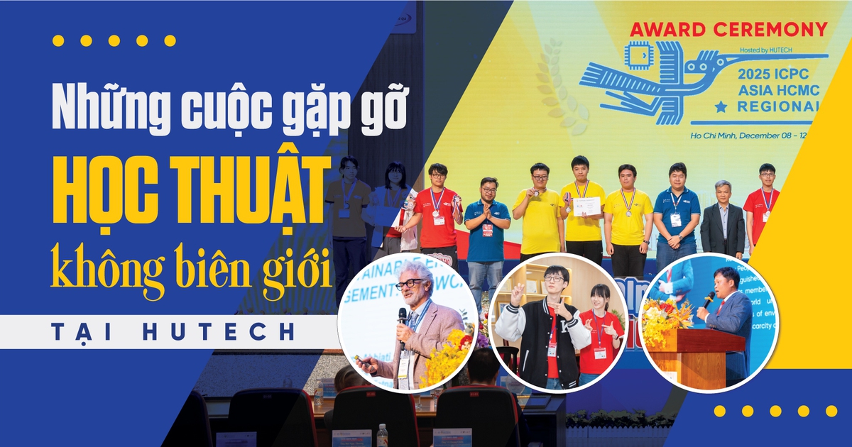 Những cuộc gặp gỡ học thuật không biên giới tại HUTECH