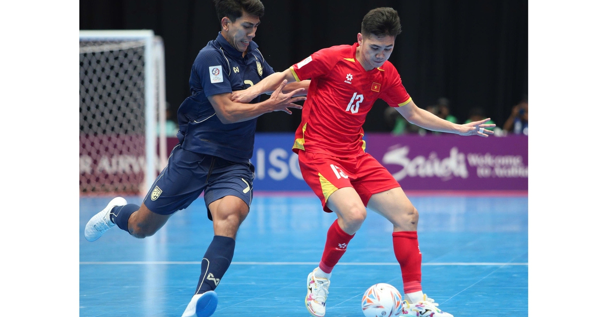Đội tuyển futsal Việt Nam thua sát nút Thái Lan