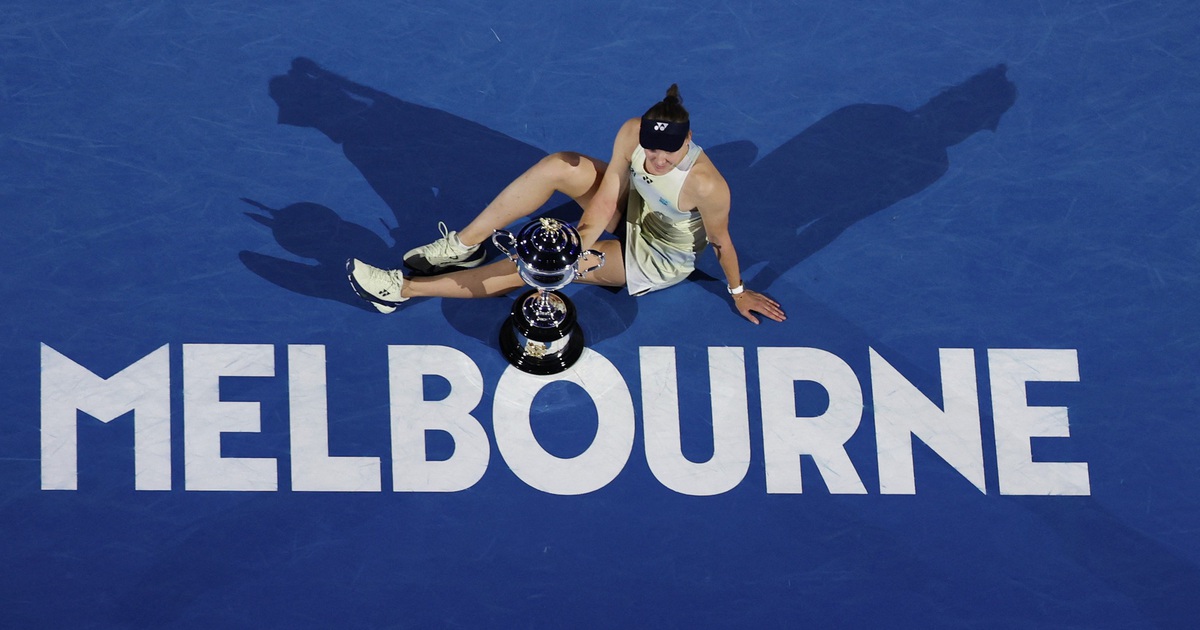 Rybakina đăng quang Úc mở rộng 2026, Sabalenka lỡ cơ hội vô địch thứ 3 liên tiếp