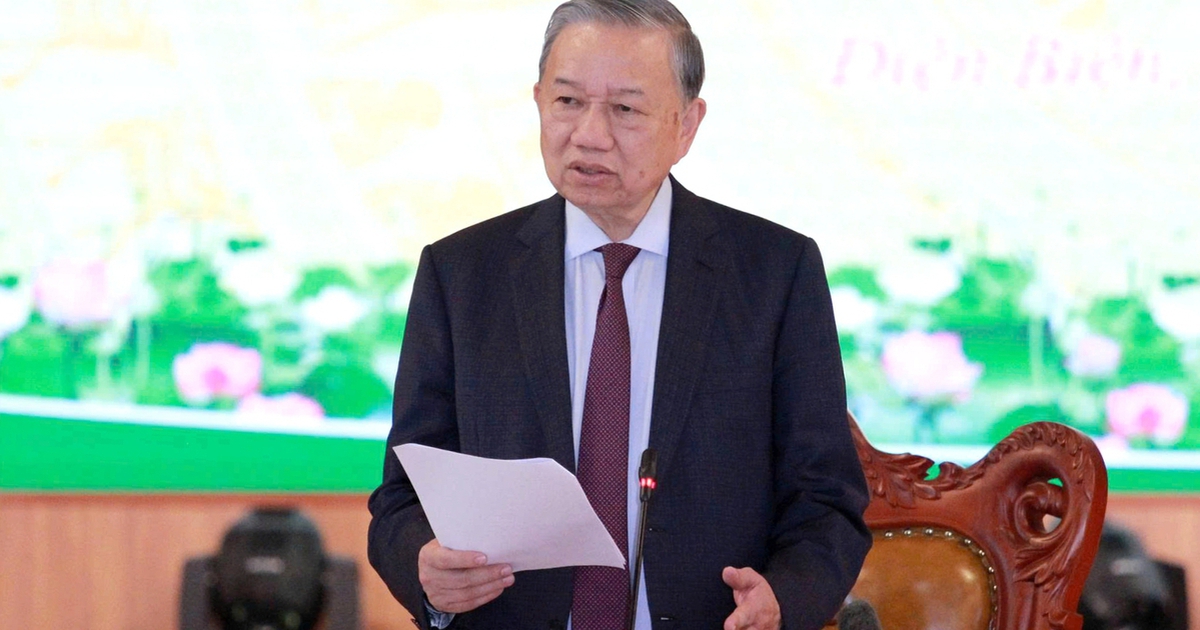 Tổng Bí thư Tô Lâm làm việc với lãnh đạo tỉnh Điện Biên