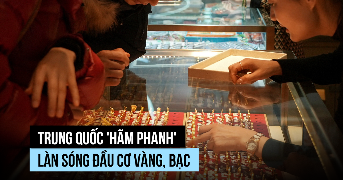 Trung Quốc 'hãm phanh' đầu cơ vàng, bạc