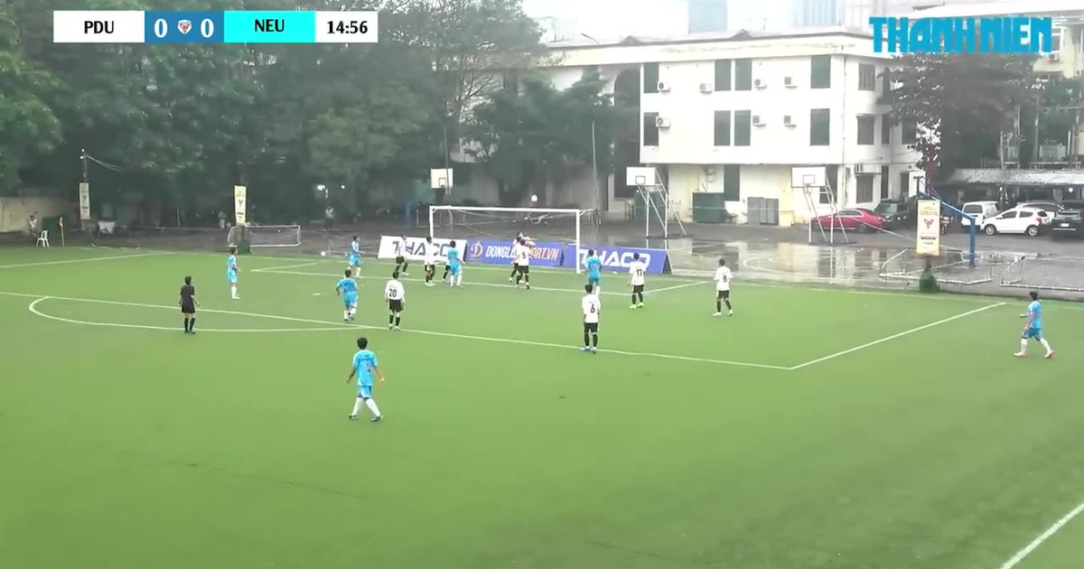 Highlight Trường ĐH Phương Đông (PDU) 3-3 ĐH Kinh tế quốc dân (NEU): Ăn miếng trả miếng