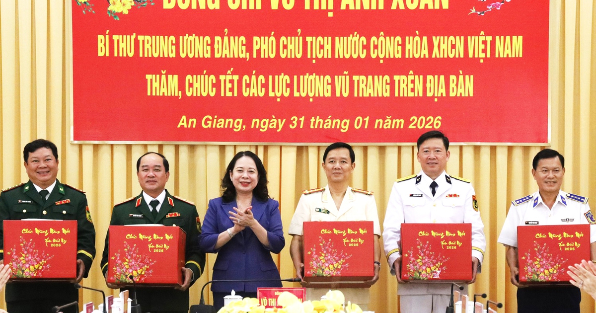 Phó chủ tịch nước Võ Thị Ánh Xuân chúc tết tại An Giang