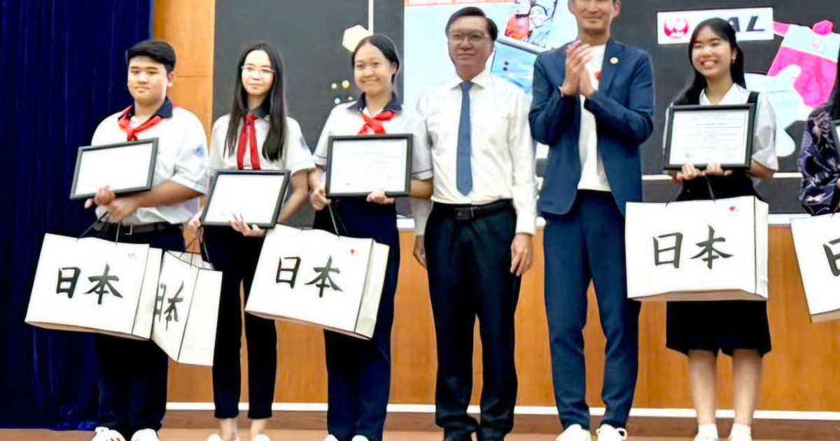 Tăng gấp đôi số học sinh TP.HCM thi hùng biện tiếng Nhật