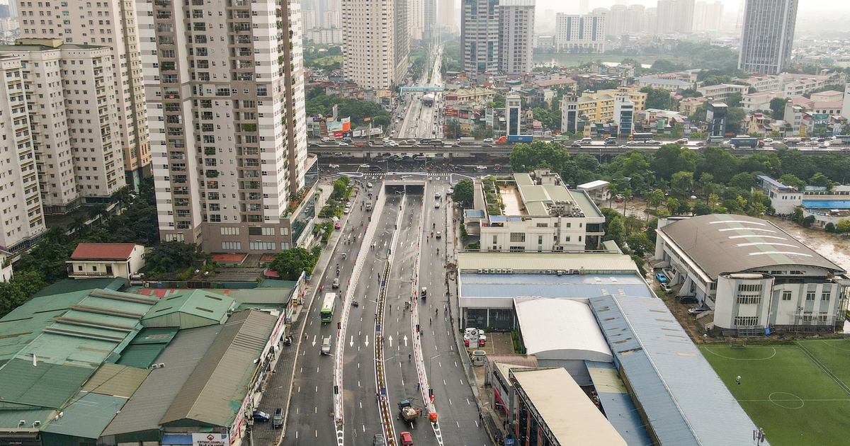H&agrave; Nội l&agrave;m hầm chui 6 l&agrave;n tại n&uacute;t giao Dương Đ&igrave;nh Nghệ - V&agrave;nh đai 3