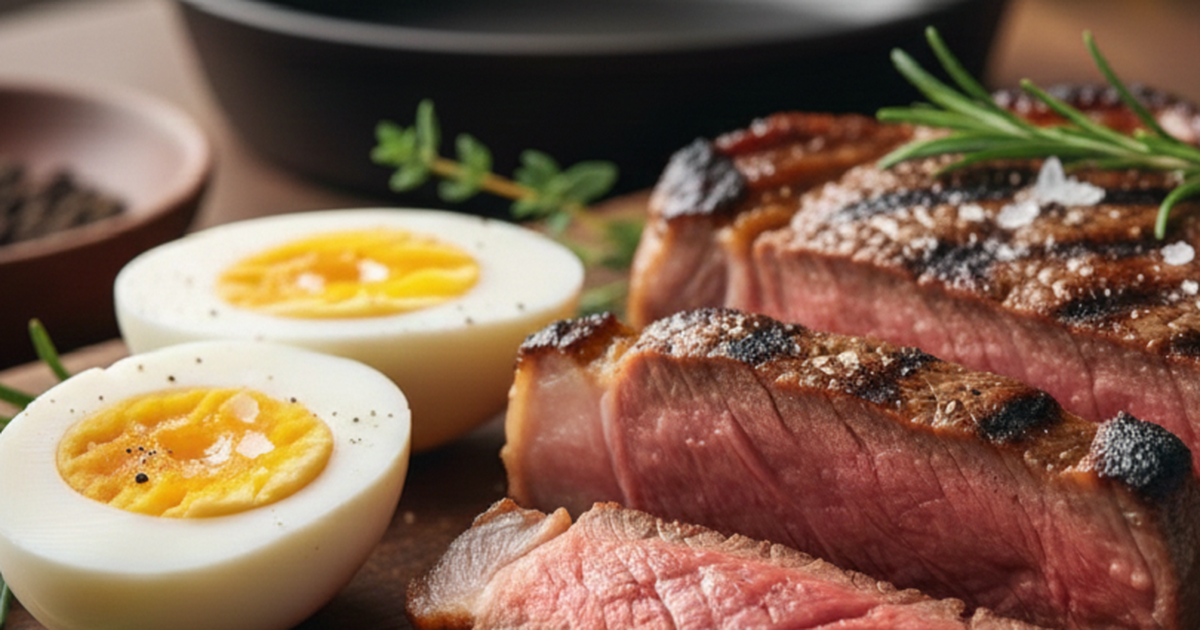 Trứng với thịt đỏ: Loại nào tốt cho đường huyết hơn?