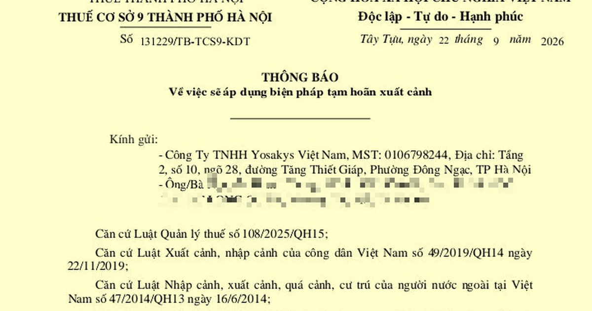 "Mất ăn mất ngủ’ vì bỗng dưng đứng tên doanh nghiệp rồi bị tạm hoãn xuất cảnh