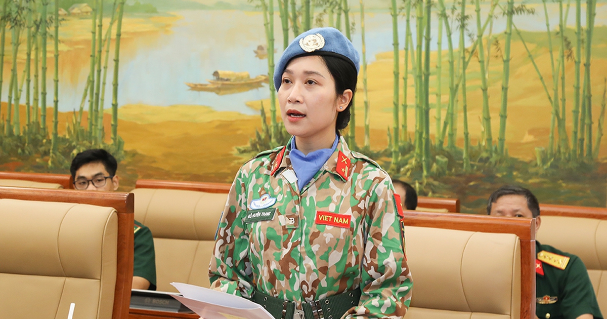 2 nữ quân nhân Việt Nam nhận nhiệm vụ gìn giữ hòa bình Liên Hiệp Quốc