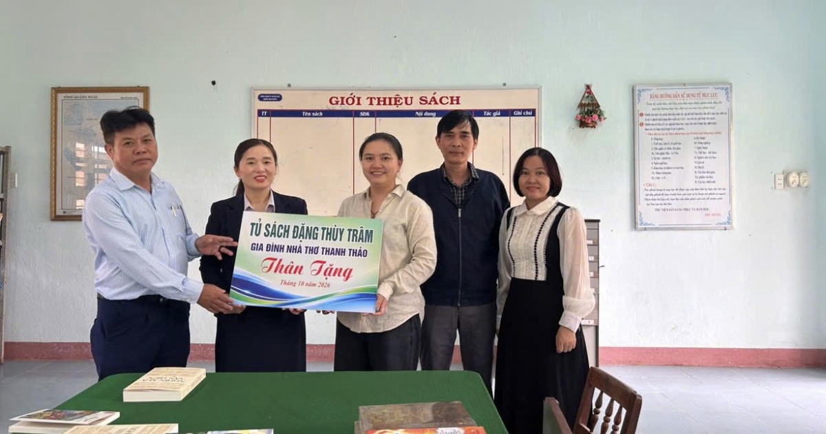 Tủ sách Đặng Thùy Trâm đã về với Sơn Mỹ