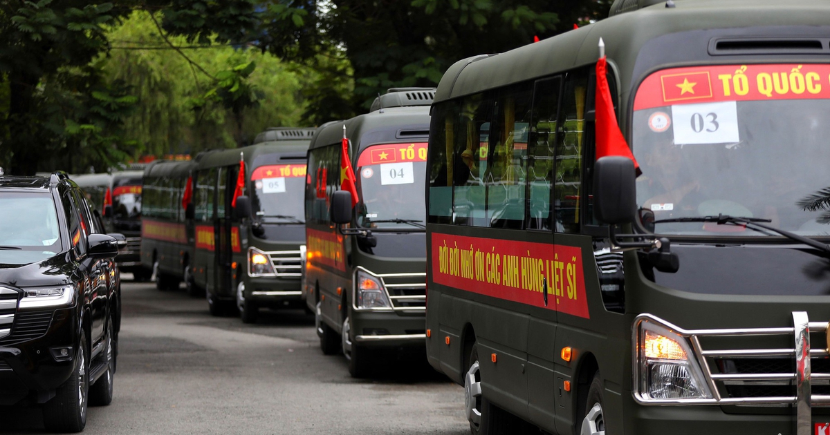 Lộ trình đoàn xe đưa 731 hài cốt liệt sĩ về Nghĩa trang liệt sĩ TP.HCM