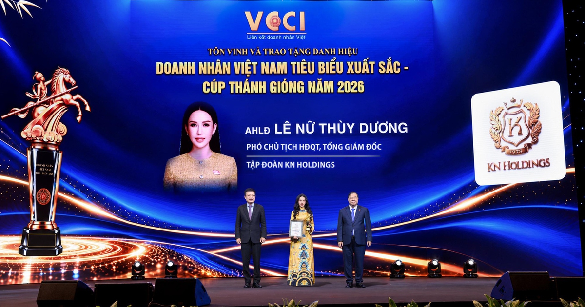 Anh hùng Lao động Lê Nữ Thùy Dương được vinh danh "Doanh nhân VN tiêu biểu xuât săc"