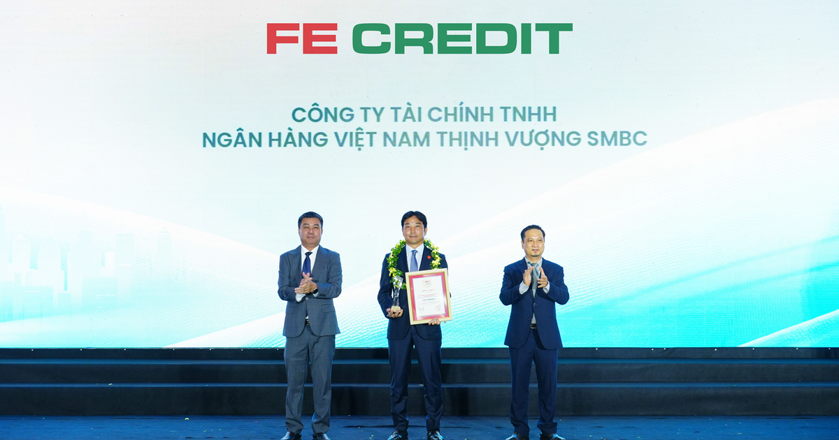 FE CREDIT ba năm liền dẫn đầu Top 5 Công ty tài chính tiêu dùng uy tín