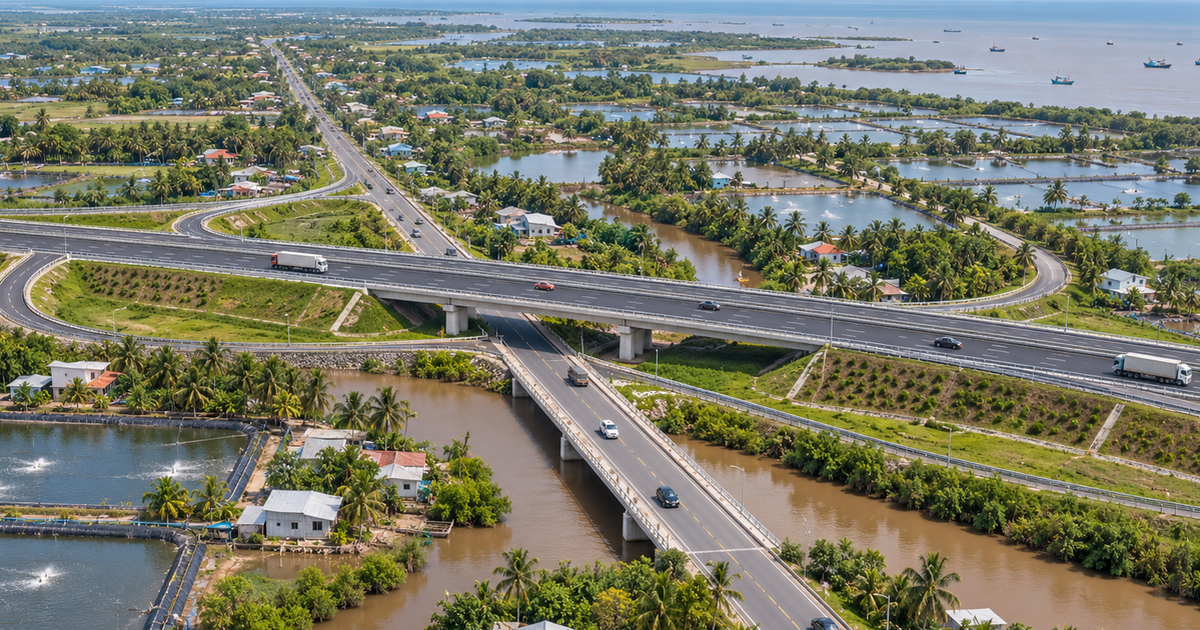 Cà Mau phê duyệt gần 3.000 tỉ đồng làm đường nối cao tốc với cửa Sông Đốc