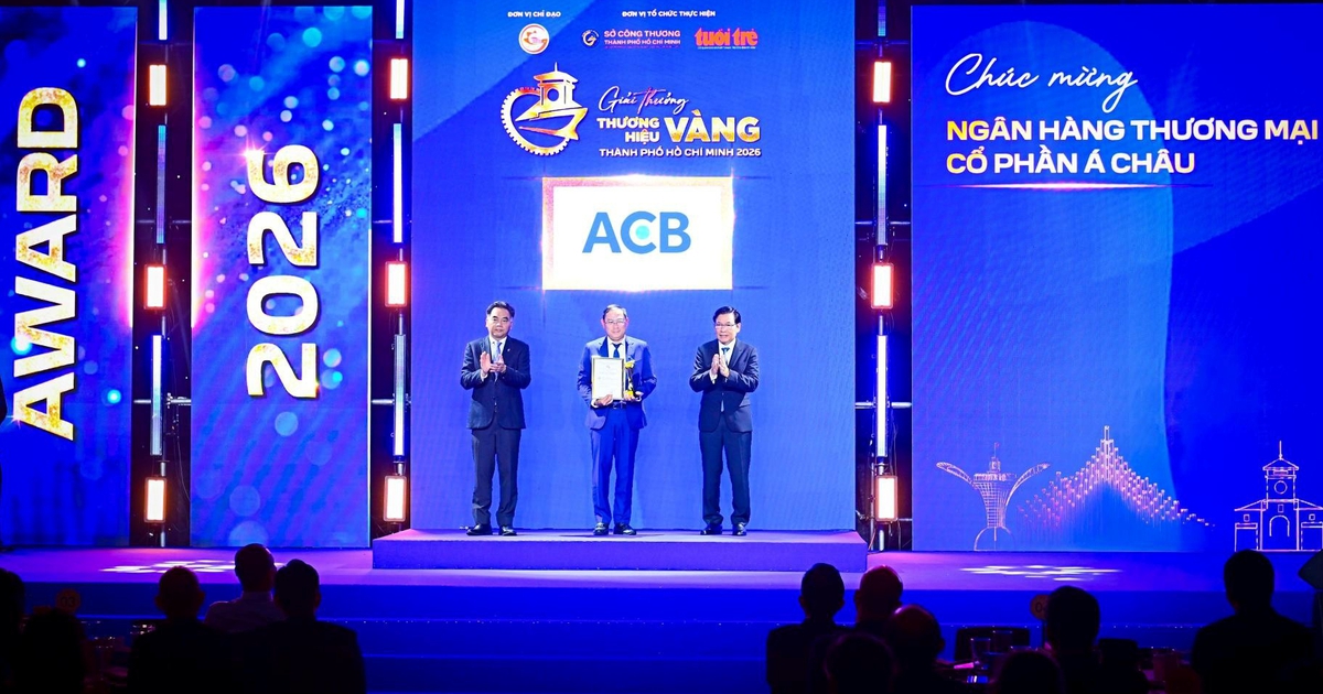 ACB chinh phục hạng mục kép tại Thương hiệu vàng TP.HCM 2026