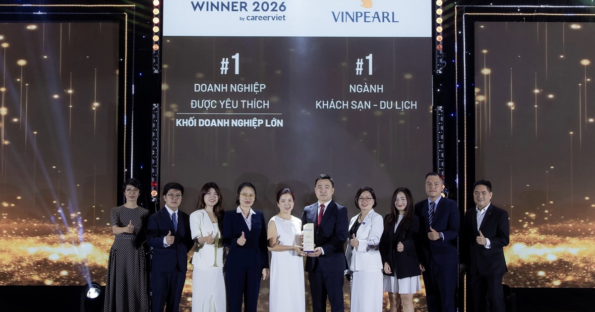 Vinpearl là doanh nghiệp lớn được người lao động yêu thích nhất 2026