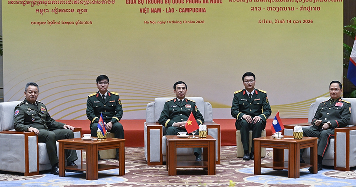 Cuộc gặp thường niên giữa 3 Bộ trưởng Quốc phòng Việt Nam - Lào - Campuchia
