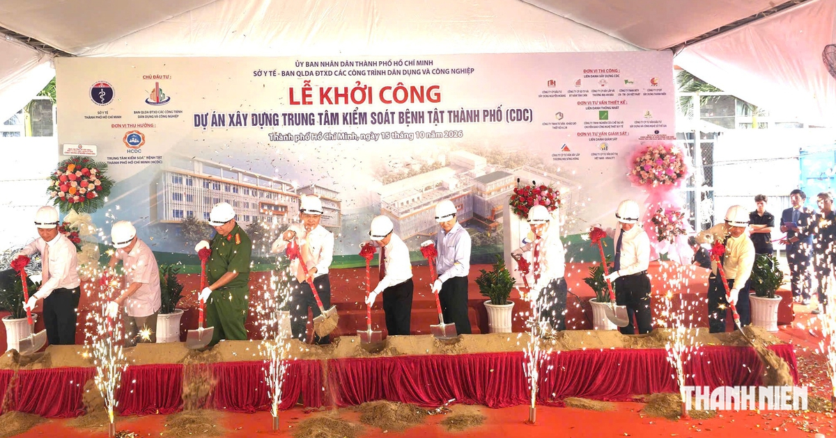 TP.HCM khởi công xây dựng Trung tâm Kiểm soát bệnh tật gần 775 tỉ đồng