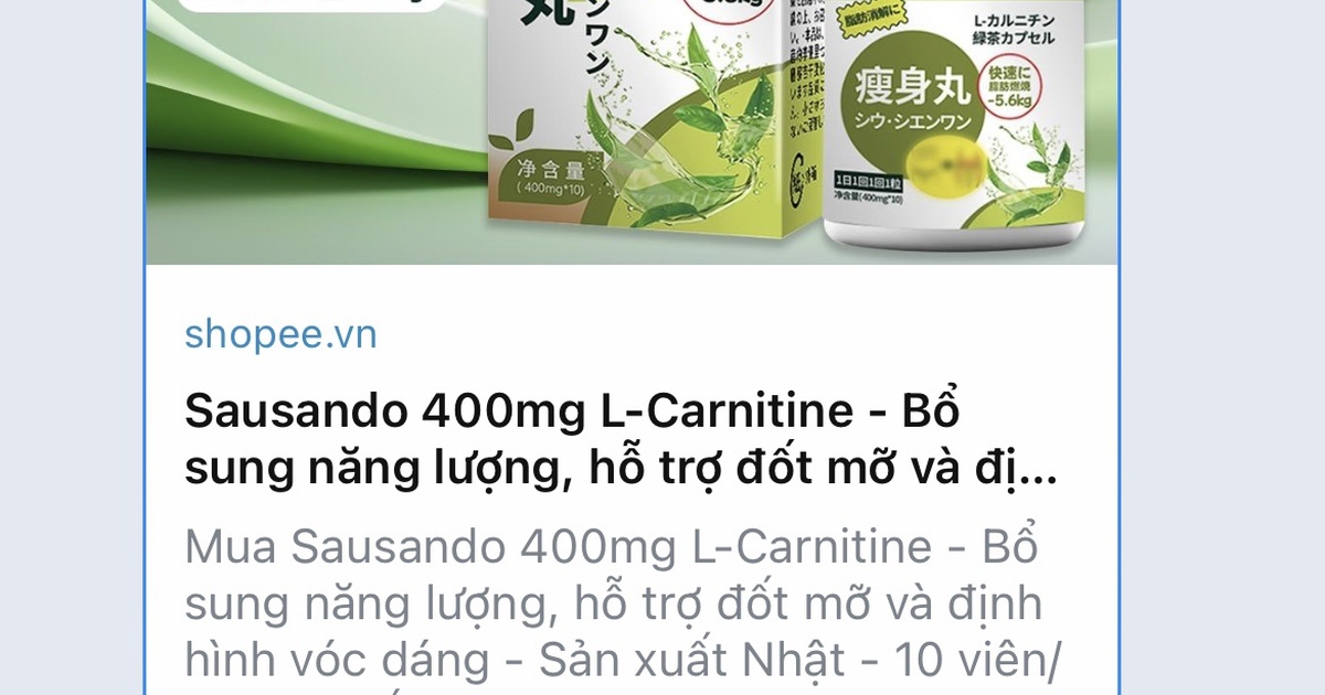 Cục An toàn thực phẩm yêu cầu ngừng kinh doanh sản phẩm Sausando Slimming capsule trên Shopee