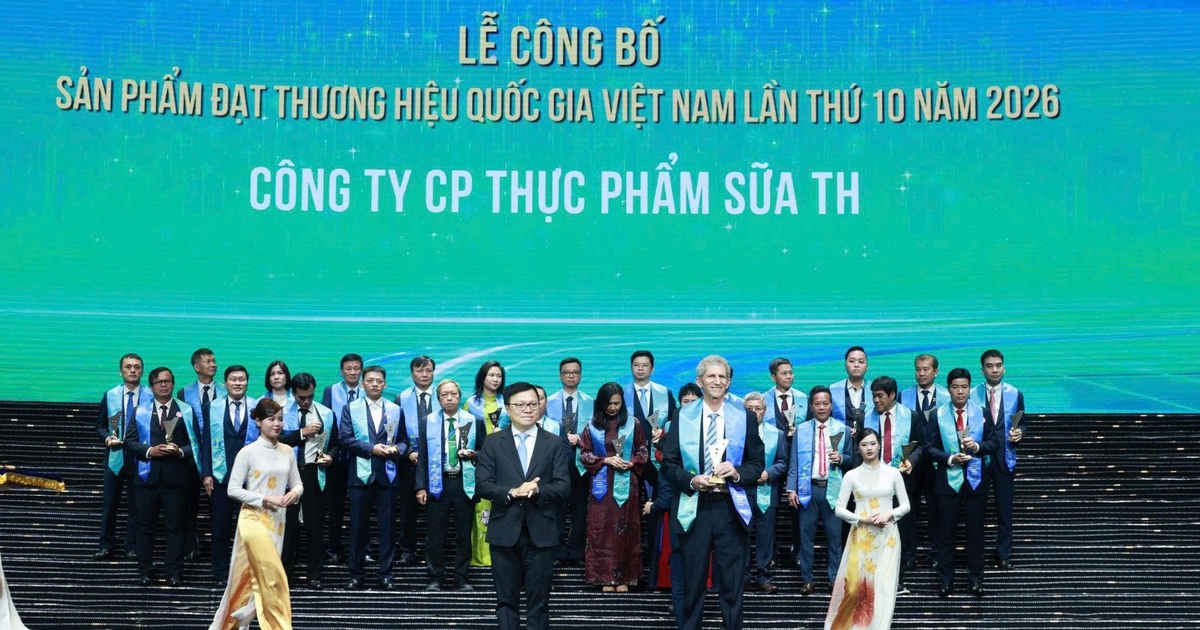 19 sản phẩm của TH true MILK đạt Thương hiệu quốc gia 2026