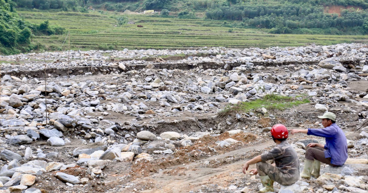 50 ha ruộng bị đất đá vùi lấp 2 năm chưa thể khắc phục vì "quy trình’?