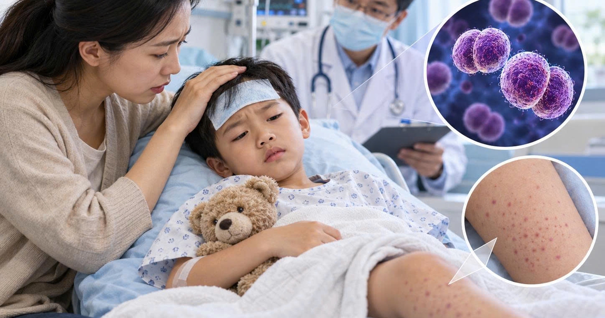 Tiếp xúc trẻ mắc não mô cầu đã vài ngày, uống kháng sinh dự phòng còn kịp?