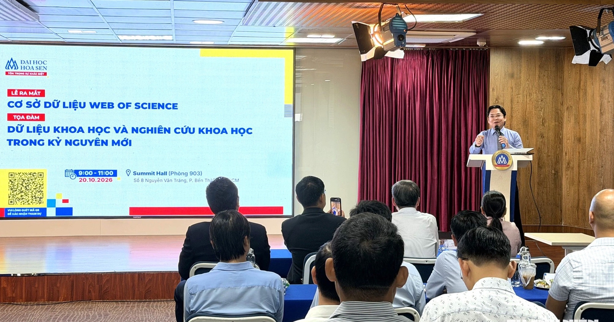 Sinh viên, giảng viên được truy cập cơ sở dữ liệu WoS để học tập, nghiên cứu