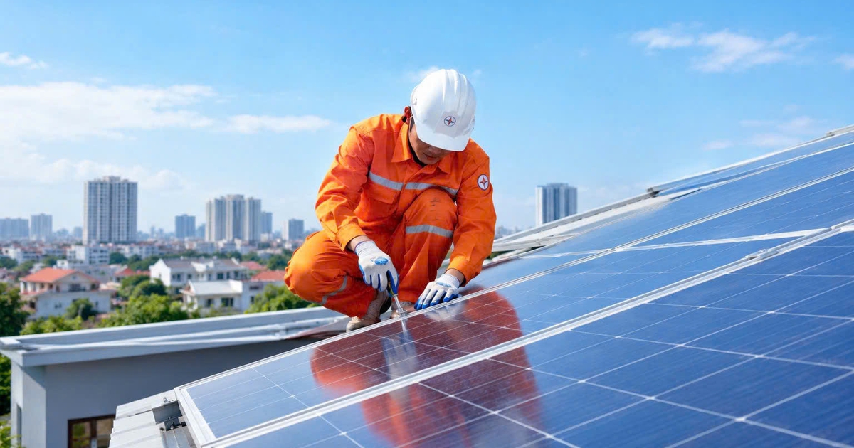 Điện mặt trời mái nhà giúp giảm 30-70% chi phí tiền điện