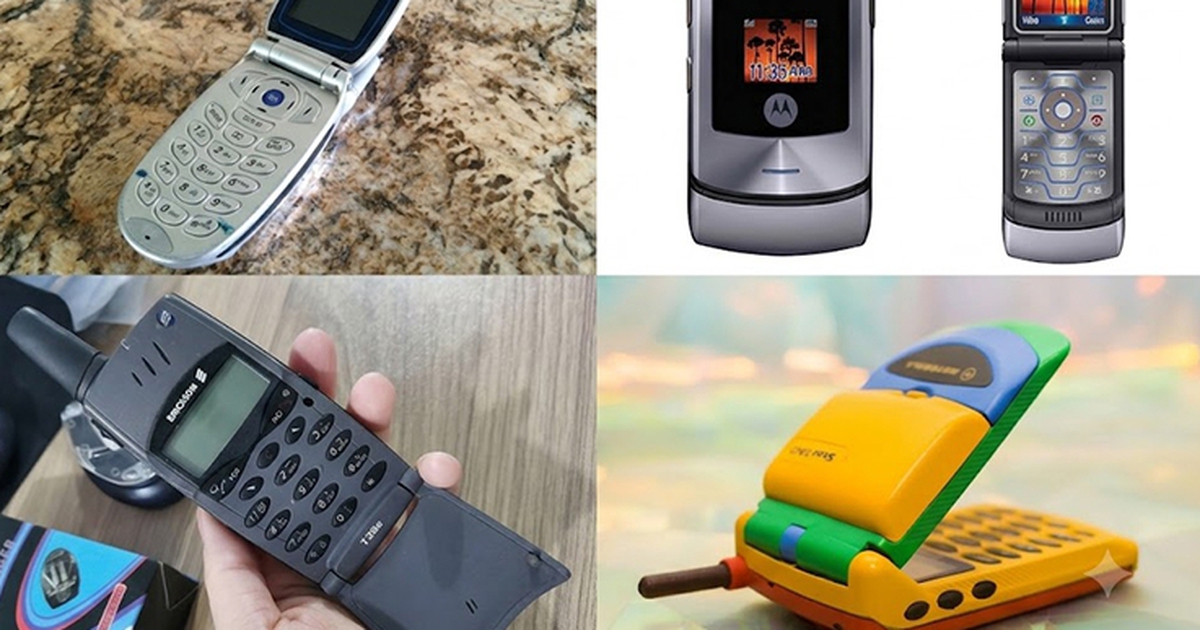 Sức hút đặc biệt của điện thoại nắp gập những năm 1990