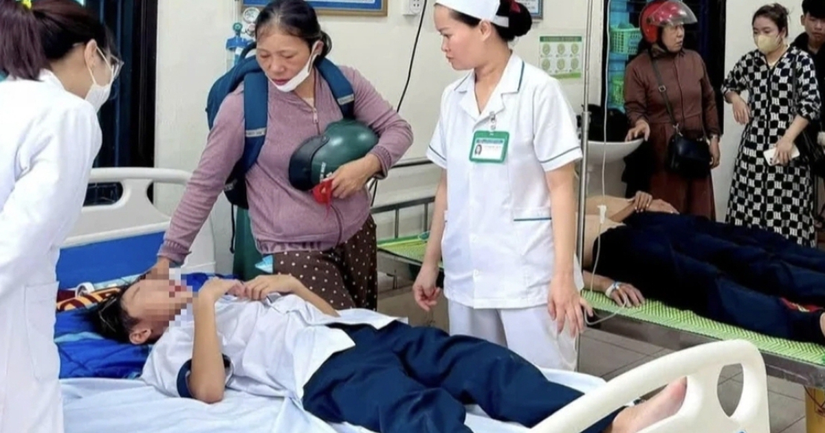 Đàn ong tấn công do bị chọc phá tổ, 27 em học sinh nhập viện