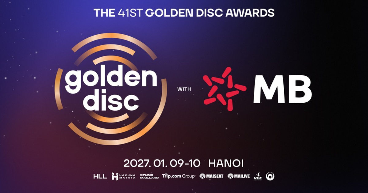 MB là Nhà tài trợ Danh xưng của Golden Disc Awards lần thứ 41 tại Việt Nam