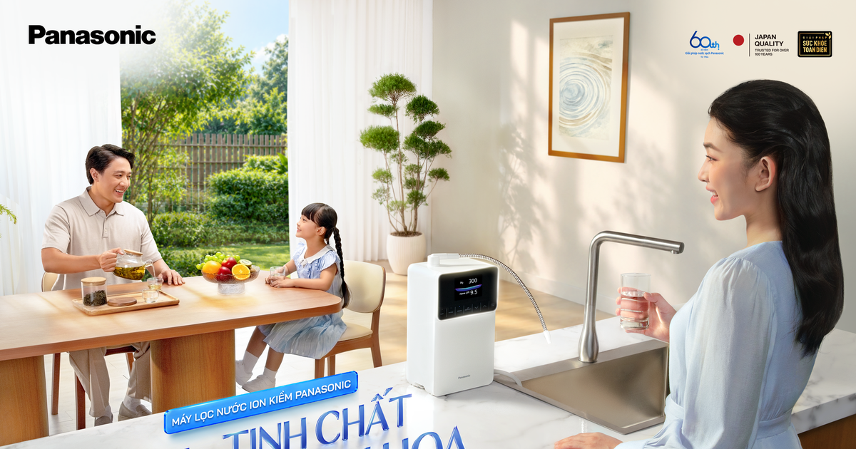 Panasonic: Hành trình hơn 60 năm hoàn thiện giải pháp nước sạch cho sức khỏe gia đình