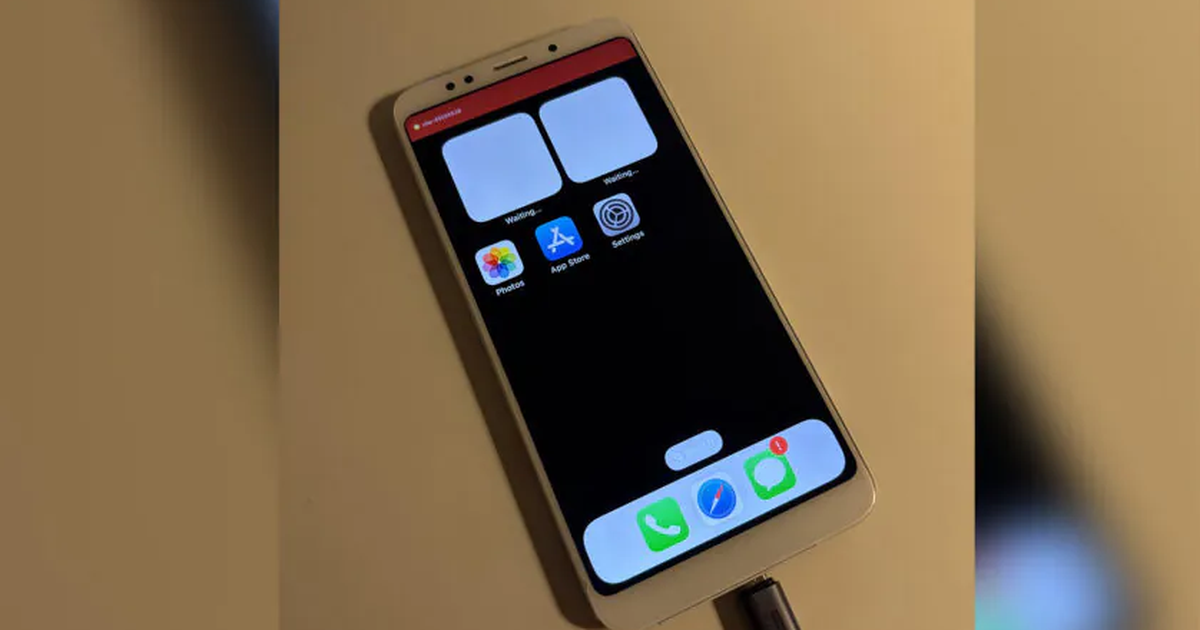 Cài đặt thành công hệ điều hành iOS lên điện thoại Android