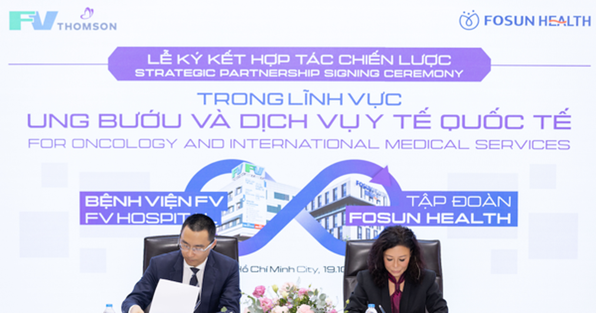 Bệnh viện FV và Tập đoàn Fosun Health hợp tác chiến lược trong điều trị ung thư