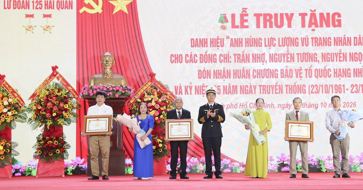 Ba liệt sĩ đoàn tàu không số được truy tặng danh hiệu Anh hùng