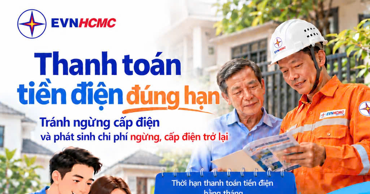 EVNHCMC ban hành đơn giá ngừng, cấp điện trở lại