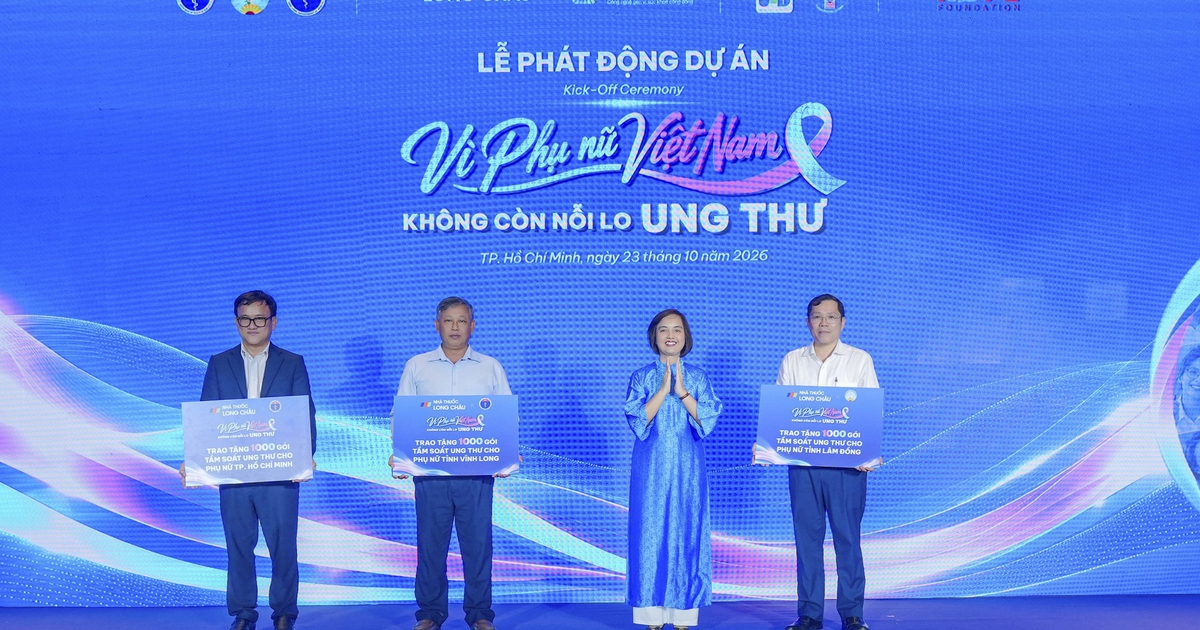 Long Châu phát động dự án chăm sóc sức khỏe phụ nữ, phòng ngừa ung thư